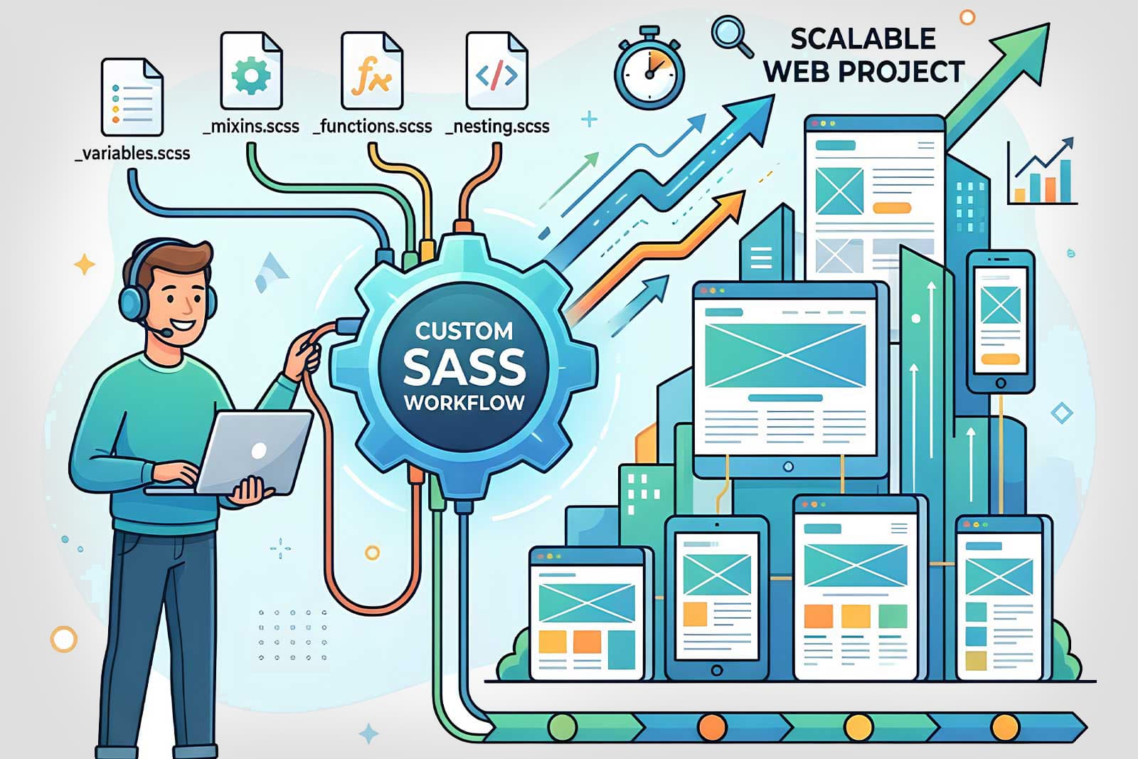 Why a Custom SaaS Workflow Is Non-Negotiable for Scalable Web Projects