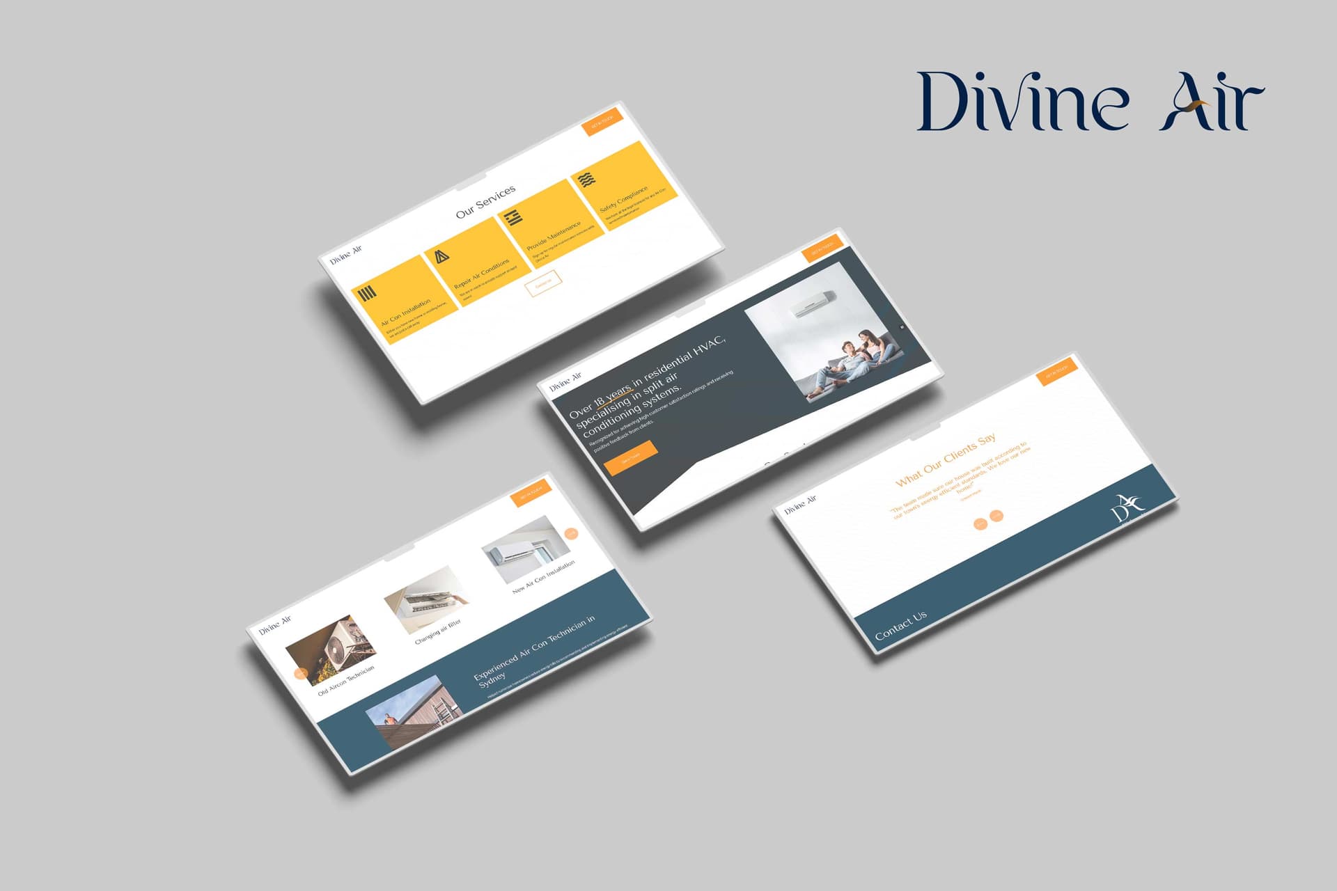 Divine Air Brand Website